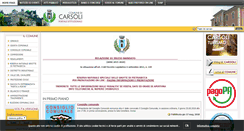 Desktop Screenshot of comune.carsoli.aq.it